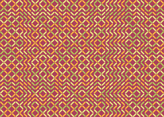 Abstract Geometric Pattern generative computational art illustration