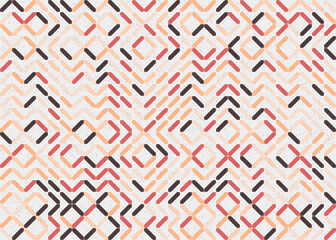 Abstract Geometric Pattern generative computational art illustration