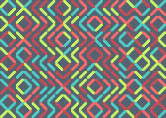 Abstract Geometric Pattern generative computational art illustration