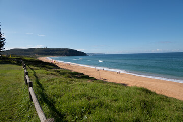 Obraz premium Barrenjoey Beach in Winter - Sydney Australia 