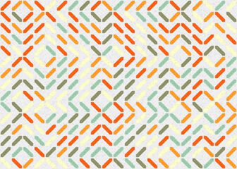 Abstract Geometric Pattern generative computational art illustration