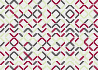 Abstract Geometric Pattern generative computational art illustration