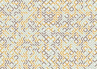 Abstract Geometric Pattern generative computational art illustration