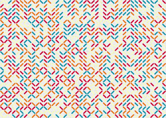 Abstract Geometric Pattern generative computational art illustration
