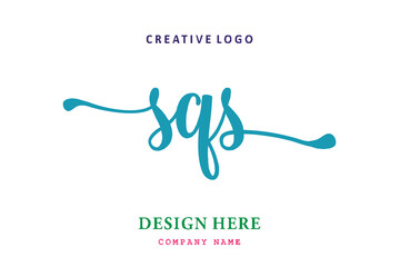 SQS lettering logo is simple, easy to understand and authoritative