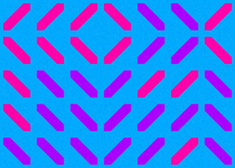 Abstract Geometric Pattern generative computational art illustration