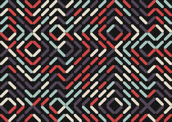 Abstract Geometric Pattern generative computational art illustration