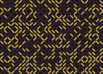 Abstract Geometric Pattern generative computational art illustration