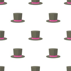 Fototapeta premium Bowler hat pattern seamless background texture repeat wallpaper geometric vector