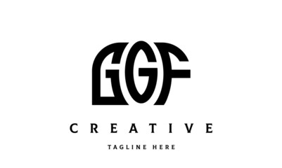 GGF creative three latter logo design	