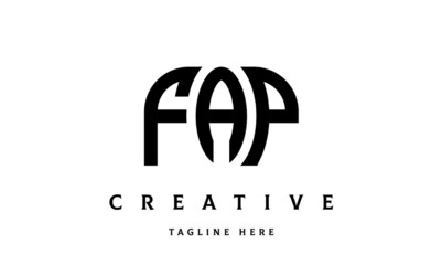 FAP creative three latter logo design	