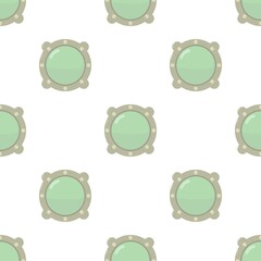 Porthole pattern seamless background texture repeat wallpaper geometric vector