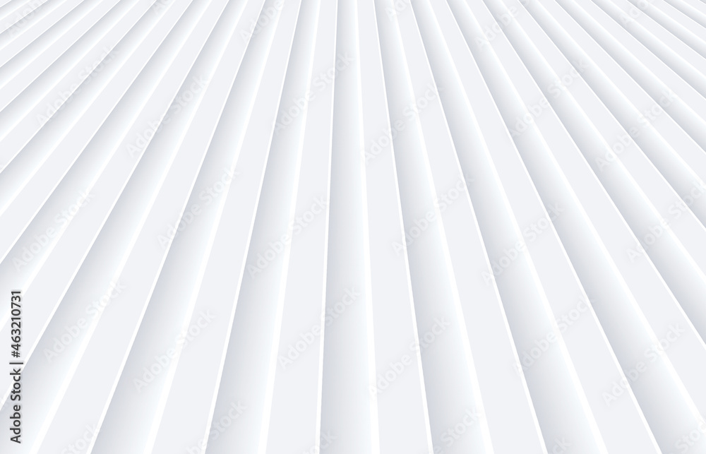 Aufkleber 3D white background for business presentation. Abstract dyamic lines pattern. Minimalist empty striped blank BG. Halftone monochrome cover with modern digital minimal color illustration
