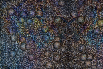background image with 3d color spheres, illustration design