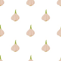 Garlic pattern seamless background texture repeat wallpaper geometric vector