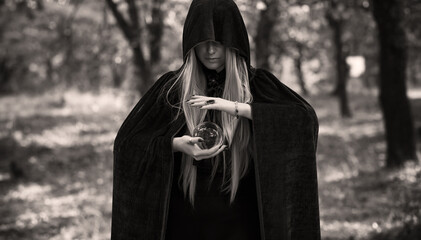  Dark mystical forest, Halloween ideas for party, outfits for ladies, concept of wizards and magic