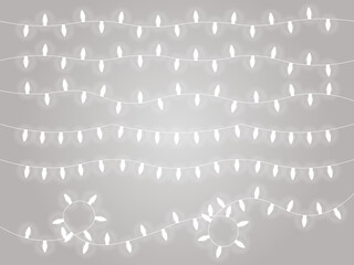 ガーランドライト_ホワイト光彩