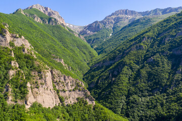 landscape with mountains