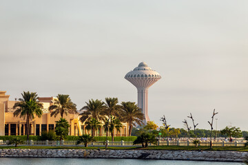 Al khobar Corniche Morning view. City Khobar, Saudi Arabia.
