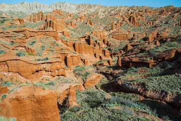 mountain peaks in Wensu canyon, Xinjiang, China