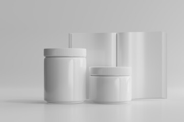 Plastic Cosmetic Jar