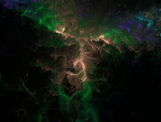 Imaginatory fractal abstract background Image
