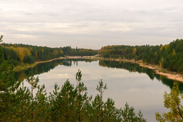 lake in the forest