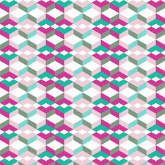 Fototapeta premium Pattern background. Modern stylish texture with colorful trellis. Repeating geometric grid. Simple graphic design.