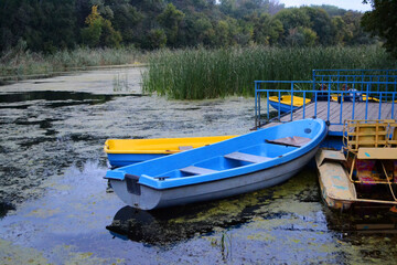 Obraz premium boat on lake