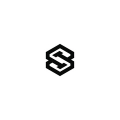 st latter vector logo abstrack