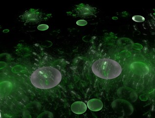 Imaginatory fractal abstract background Image