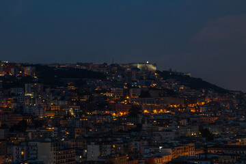 Fototapeta na wymiar Neapel by night