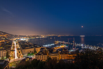 Fototapeta premium Neapel by night
