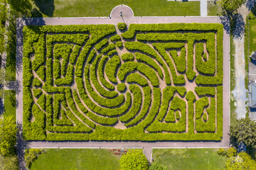 Aerial view of Labyrinth