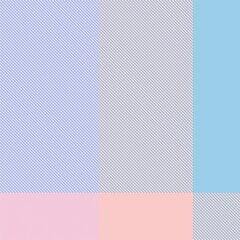 Rainbow Pastel Plaid textured Seamless Pattern