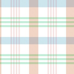 Rainbow Pastel Plaid textured Seamless Pattern