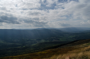 Obraz premium Z połoniny Caryńskiej - Bieszczady 