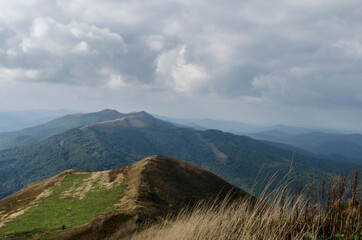 Fototapeta premium Połonina Caryńska - panorama - Bieszczady