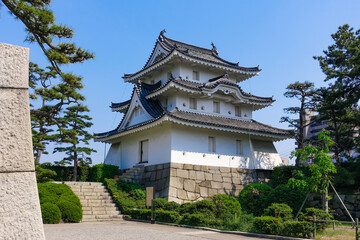 高松城の艮櫓　玉藻公園（香川県高松市）