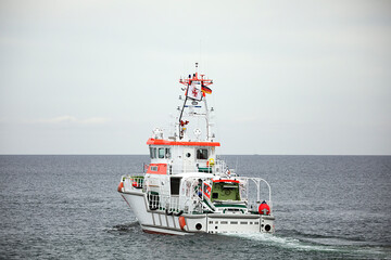 Rettungskreuzer auf der Ostsee