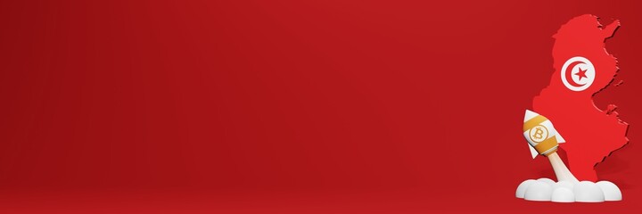 Bitcoin Cash cryptocurrency rising chart in Tunisia for website content