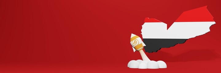 Bitcoin Cash cryptocurrency rising chart in Yemen for website content