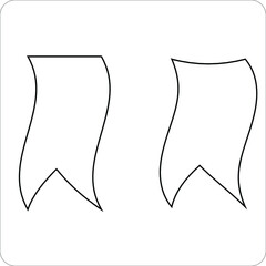 Simple vector for bookmark icon.