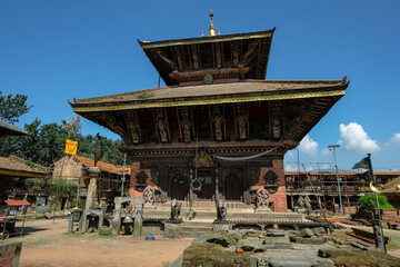 The Changu Narayan Temple considered the oldest temple in Nepal, located in Changunarayan in the...