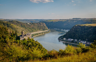 Fototapeta na wymiar Germany Unesco World Heritage Upper Middle Rhine Valley