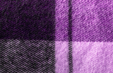 紫系とグレーのチェック柄のテクスチャ　パターン