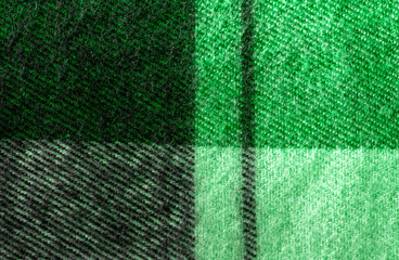 緑系とグレーと黒のチェック柄のテクスチャ　パターン