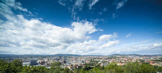 landscape with clouds and sky, Oslo, Norway