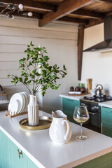 breakfast in the kitchen