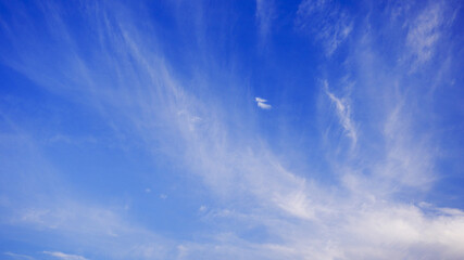 Beautiful blue sky and clouds.